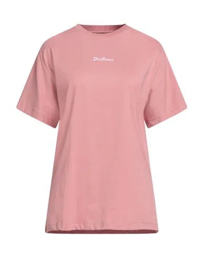Disclaimer Woman T-shirt Antique Rose Size L Cotton