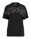 Disclaimer Woman T-shirt Black Size L Cotton