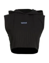 Disclaimer Woman T-shirt Black Size L Polyester, Viscose, Elastane In Black