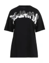 Disclaimer Woman T-shirt Black Size L Cotton