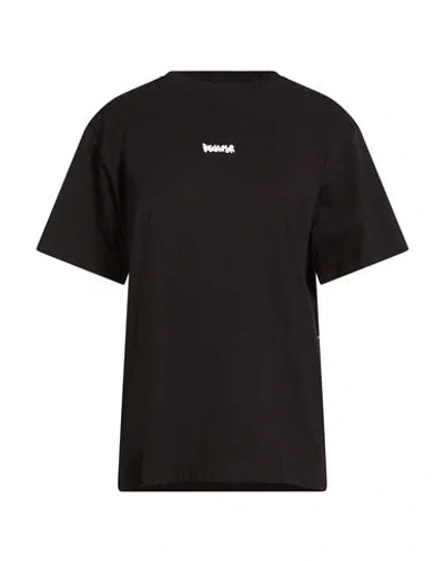 Disclaimer Woman T-shirt Black Size M Cotton