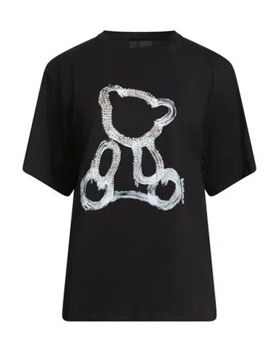 Disclaimer Woman T-shirt Black Size S Cotton