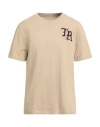 Disclaimer Woman T-shirt Cream Size L Cotton In White