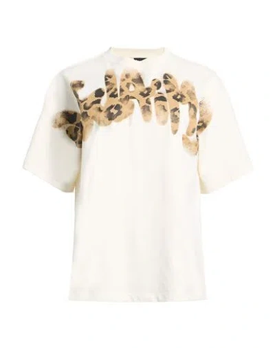 Disclaimer Woman T-shirt Ivory Size M Cotton In White