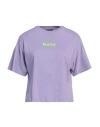 Disclaimer Woman T-shirt Lilac Size L Cotton In Purple