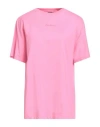 Disclaimer Woman T-shirt Magenta Size L Cotton In Purple