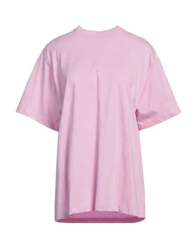 Disclaimer Woman T-shirt Pink Size L Cotton