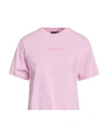 Disclaimer Woman T-shirt Pink Size L Cotton