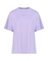 Disclaimer Woman T-shirt Purple Size L Cotton
