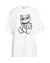 Disclaimer Woman T-shirt White Size L Cotton In White