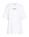 Disclaimer Woman T-shirt White Size L Cotton In White