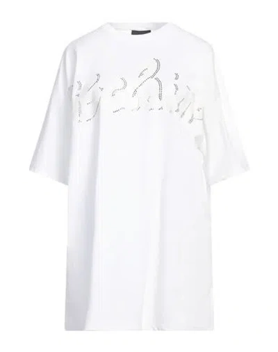 Disclaimer Woman T-shirt White Size L Cotton