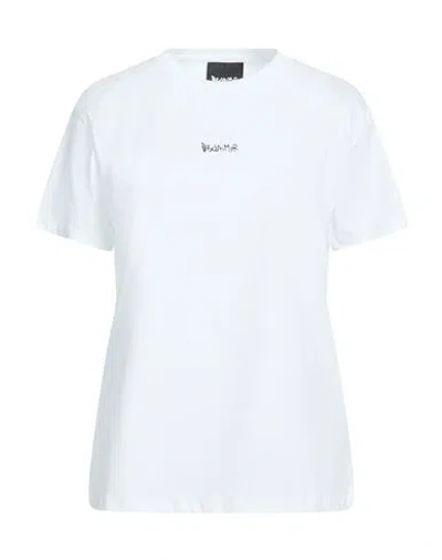 Disclaimer Woman T-shirt White Size L Cotton