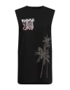 Disclaimer Woman Tank Top Black Size M Cotton In Black