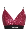 Disclaimer Woman Top Fuchsia Size M Polyester, Elastane In Multi
