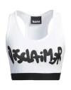 Disclaimer Top  Woman Color White In White