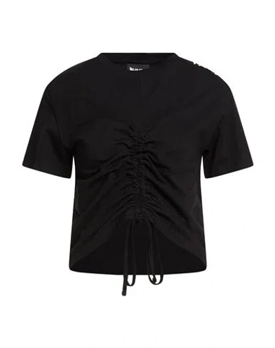 Disclaimer Woman T-shirt Black Size L Cotton In Multi