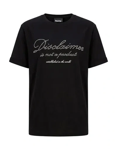 Disclaimer Woman T-shirt Black Size S Cotton