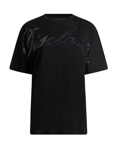 Disclaimer Woman T-shirt Black Size S Cotton