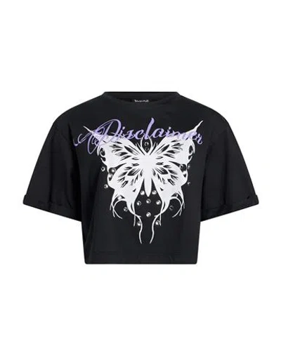 Disclaimer Woman T-shirt Black Size S Cotton