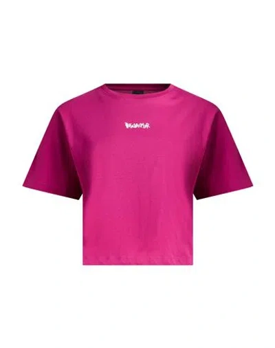 Disclaimer Woman T-shirt Magenta Size M Cotton In Multi