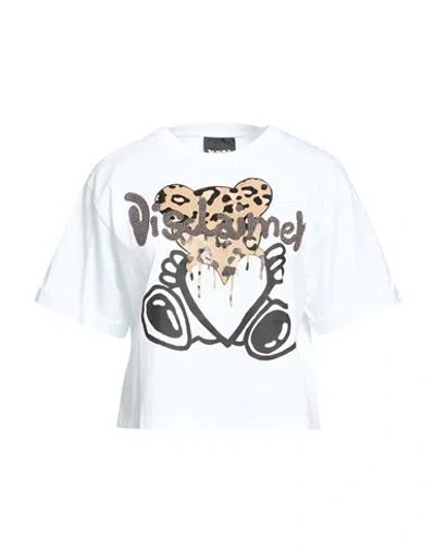 Disclaimer Woman T-shirt White Size M Cotton