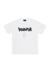 Disclaimer Women's T-shirt W Strass Tee White In Multi
