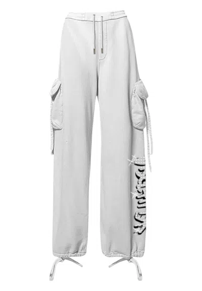 Disclaimer Women's Trousers  Suit In White