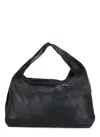 Discord X Yohji Yamamoto Black Leather Shoulder Bag In Black