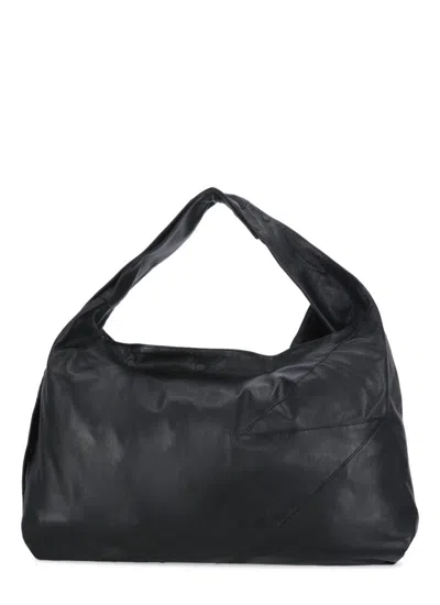 Discord X Yohji Yamamoto Black Leather Shoulder Bag
