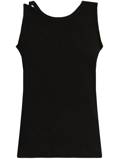 Discord Yohji Yamamoto Cotton Vest In 黑色