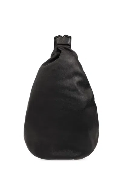 Discord Yohji Yamamoto Logo Embossed Zipped Backpack In Black