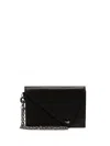 Discord Yohji Yamamoto Triangle Leather Wallet In Black