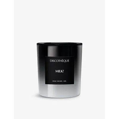 Discotheque Milk! Wax Scented Candle In Black