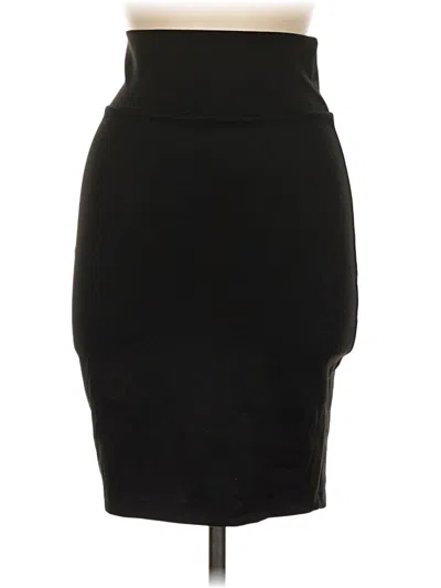 Pre-owned Discreet Formal Skirt In Black