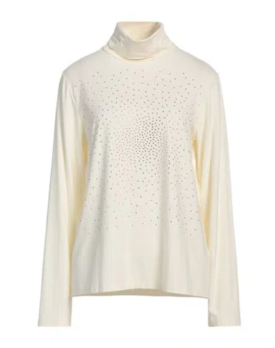 Dismero Woman T-shirt Ivory Size Xl Viscose, Elastane In White