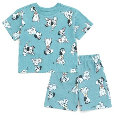 Disney Kids'  101 Dalmatians 2-piece T-shirt And Shorts Set In Blue