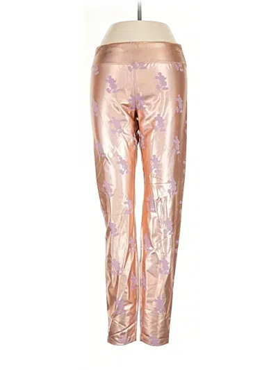 Pre-owned Disney Active Pants In Gold