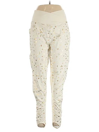 Pre-owned Disney Active Pants In Gold