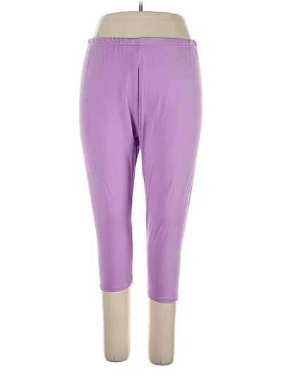 Pre-owned Disney Active Pants In Purple