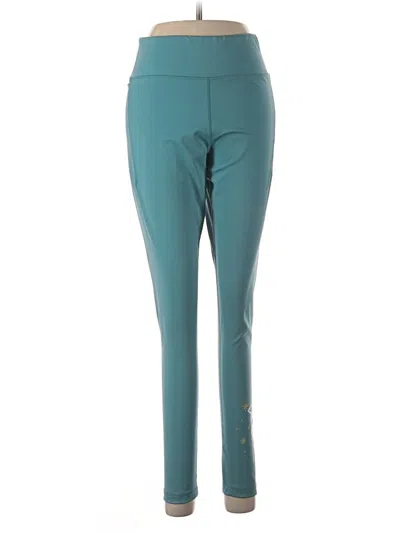 Pre-owned Disney Active Pants In Teal