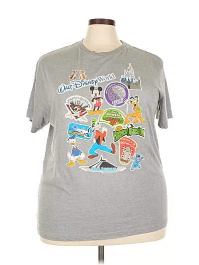 Pre-owned Disney Active T-shirt In Gray