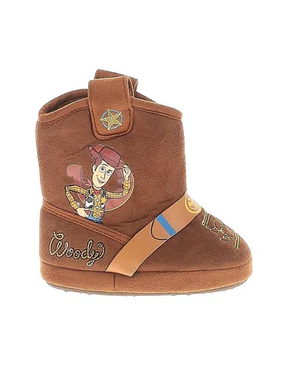 Pre-owned Disney Kids' Ankle Boots In Brown