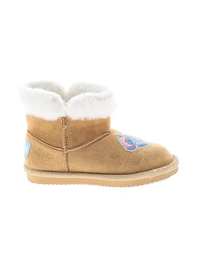 Pre-owned Disney Kids' Ankle Boots In Tan