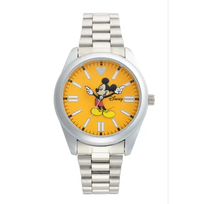 Pre-owned Disney Another Heaven  Mickey Mouse Oyster Perpetual Yellow Watch