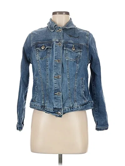 Pre-owned Disney At Torrid Denim Jacket In Blue