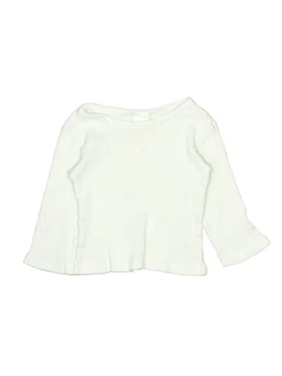 Pre-owned Disney Baby Kids' 3/4 Sleeve T-shirt In White