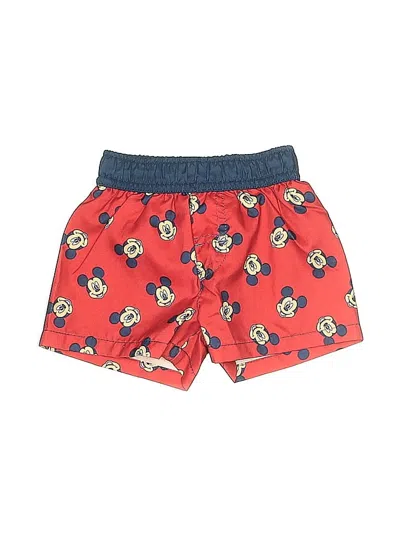 Pre-owned Disney Baby Babies' Board Shorts In Red
