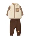 Disney Baby Boys 3-piece Lion King Vest, Top And Joggers Set In Multi