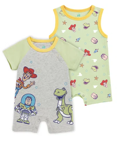 Disney Baby Boys' Toy Story Print Romper, 2-pack In Multi